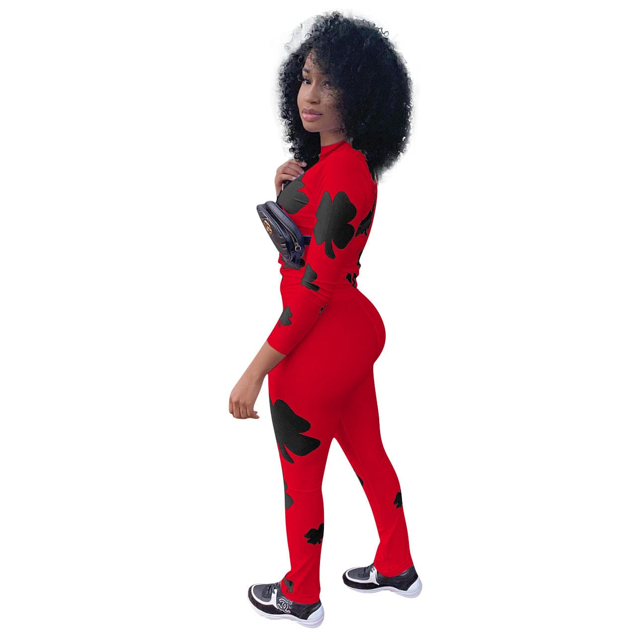 FE028 jogging neon set for sports 2pc short printing yoga sets fitness women