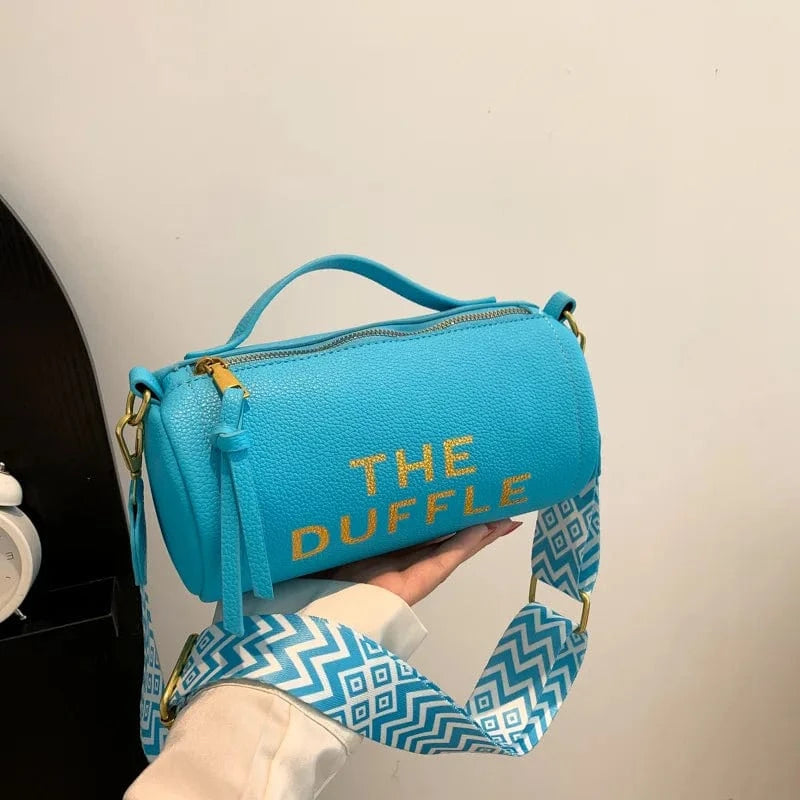 Female Cylinder Trend New Brand Purses and Handbags Designer Luxury Barrel Shaped Crossbody Bags for Women Boston Shoulder Bags