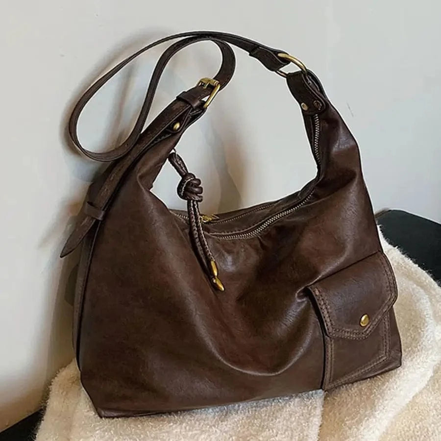 Female Hobo Handbag Large Capacity Shoulder Bags Big Stylish Totes Ladies Soft Leather Hobos Messenger Bags Women Shopper Bag