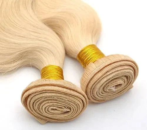 FH cheap 13x4 lace hd frontal 100% human hair bundles 613 hd lace frontal with 3 brazilian hair bundles