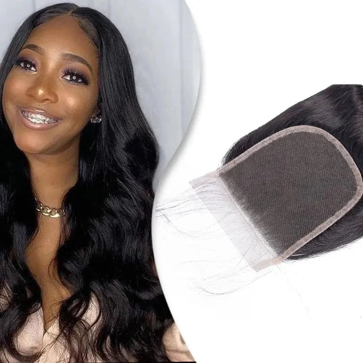 FH wholesale cheap brazilian virgin human hair bundle lace frontal 4x4 transparent lace closures with 3 raw hair bundles