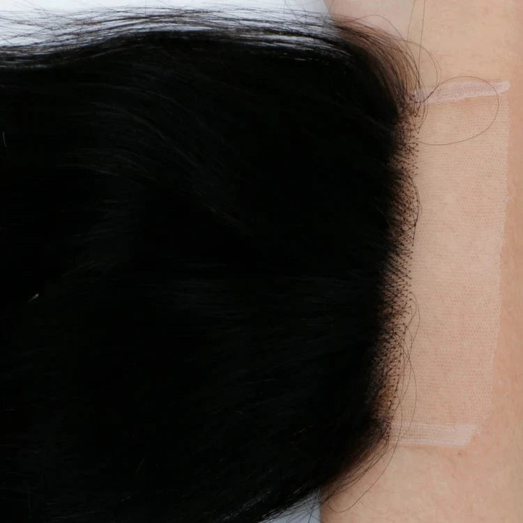 FH wholesale cheap brazilian virgin human hair bundle lace frontal 4x4 transparent lace closures with 3 raw hair bundles