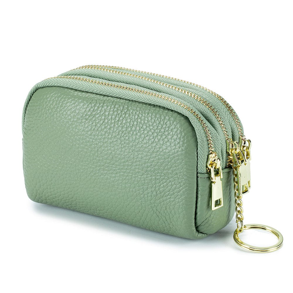 First Layer Cowhide Mini Coin Purse Cute Korean Version Ladies Multi-Functional lLather Coin Purse Coin Purse Key Chain