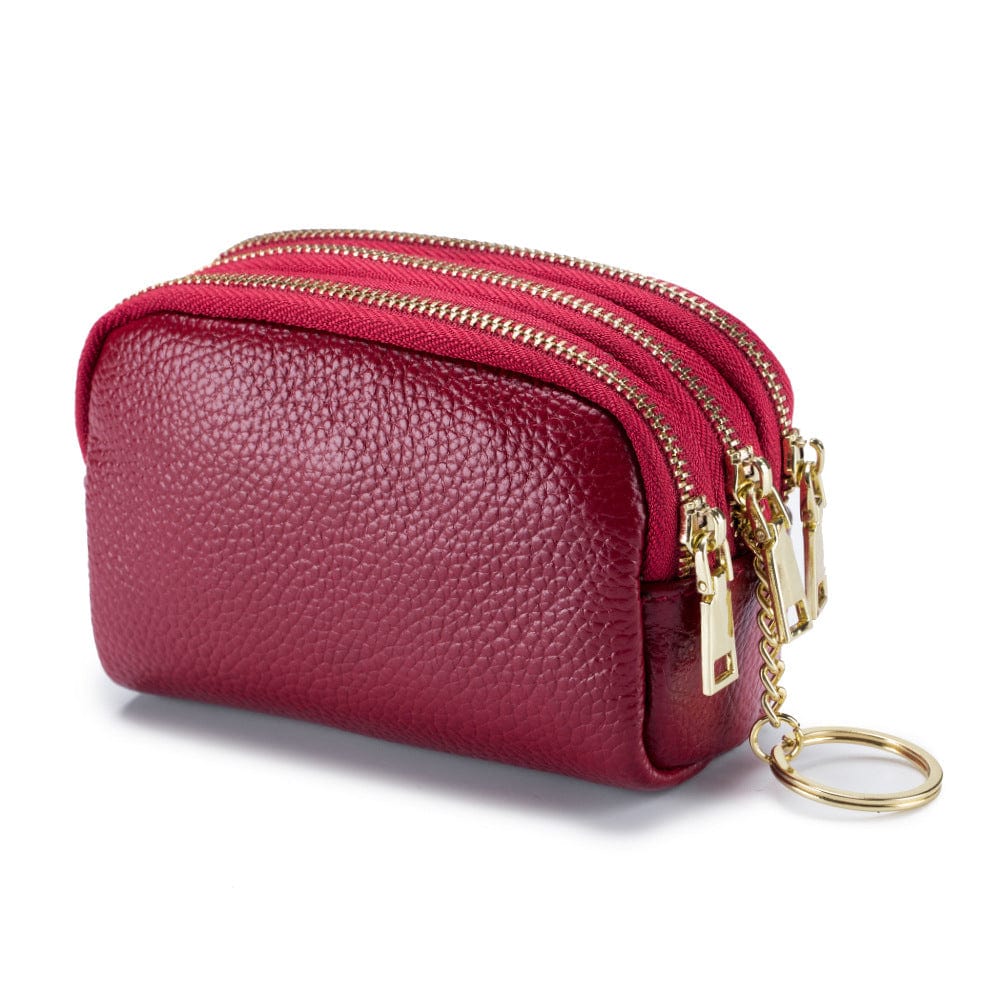 First Layer Cowhide Mini Coin Purse Cute Korean Version Ladies Multi-Functional lLather Coin Purse Coin Purse Key Chain
