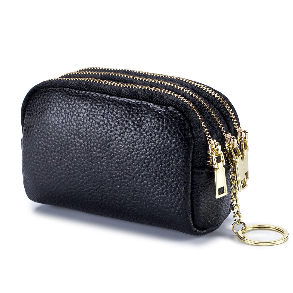 First Layer Cowhide Mini Coin Purse Cute Korean Version Ladies Multi-Functional lLather Coin Purse Coin Purse Key Chain