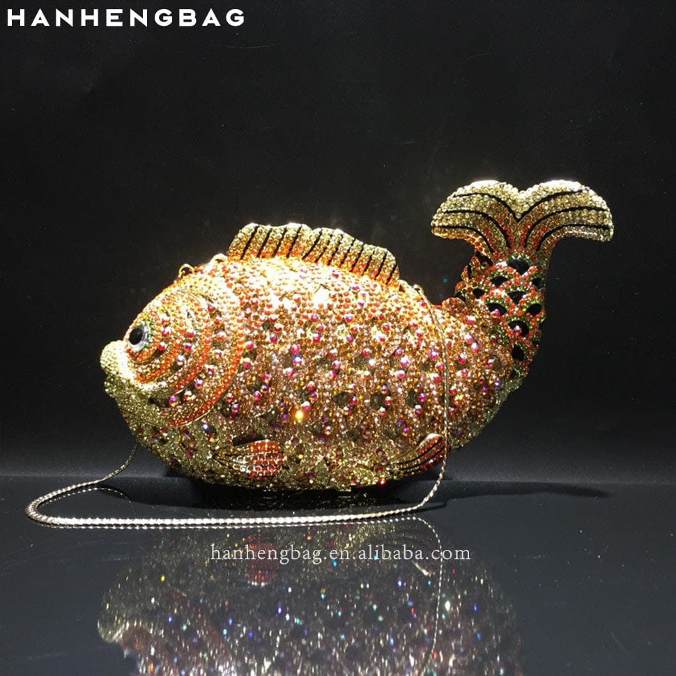 Fish 2 Women pocket Lipstick Rainbow Violin diamond party skull handbag rhinestone ice cream clutch popcorn fox purse evening bags