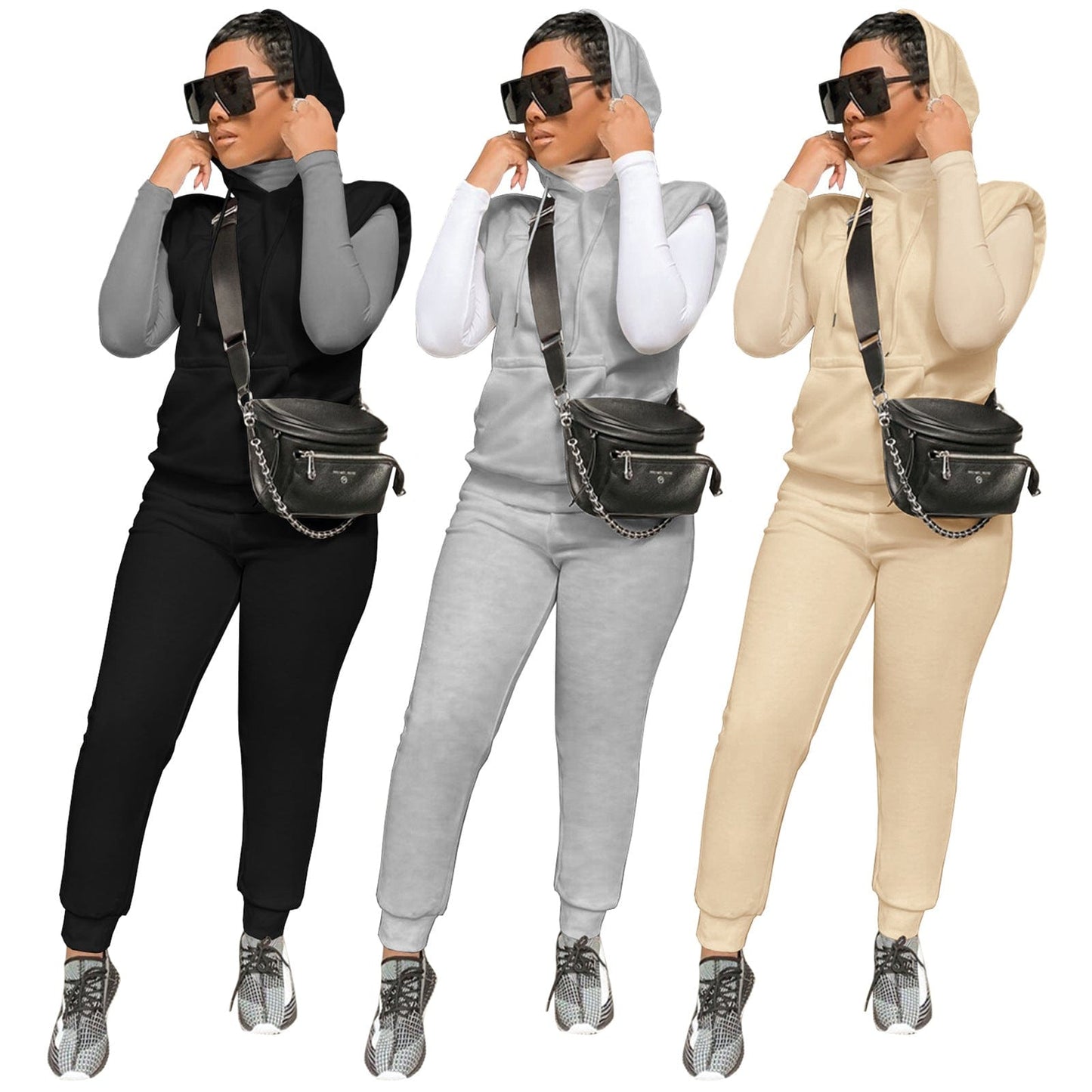 Free Shipping Women's Trousers Fall Winter Fashion Women Clothes Plus Size Solid Color Custom Sweat Pants For Women