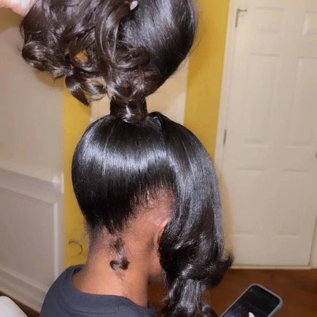 Free Tangle Yaki Tape In Extension For Women 100% Unprocessed Full Hair Bangs Clip In Hair Extension 100% Virgin Human Hair