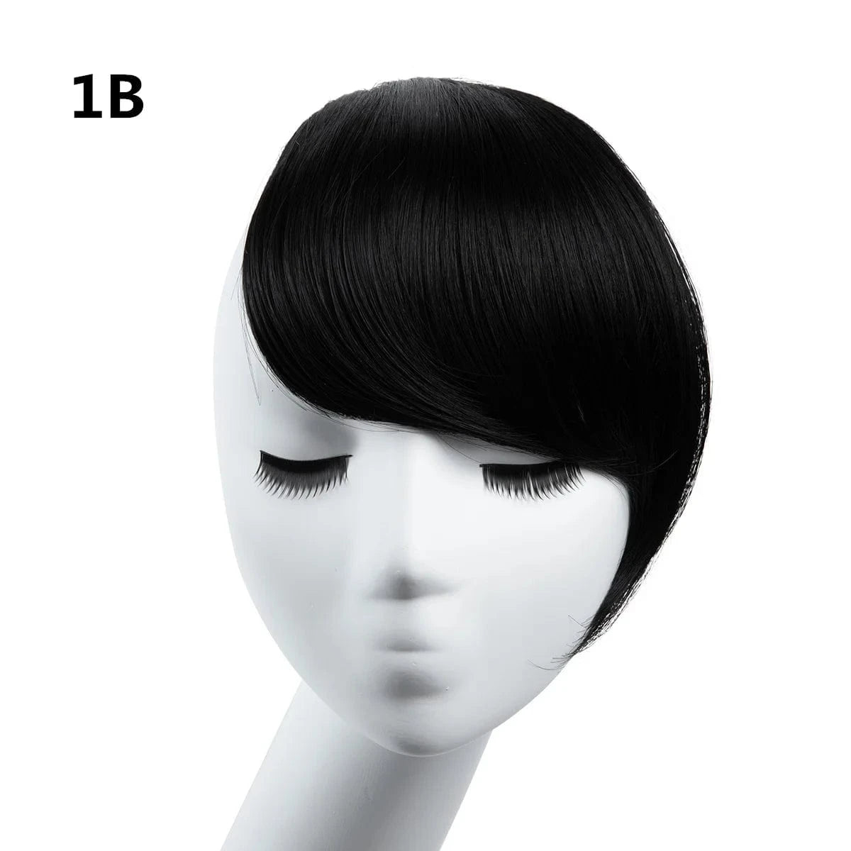 Fringe Heat Resistant Hairpiece 8'' Synthetic Hair Straight Bangs Natural Front Bangs Clip In Hair Extensions Line Full Bang