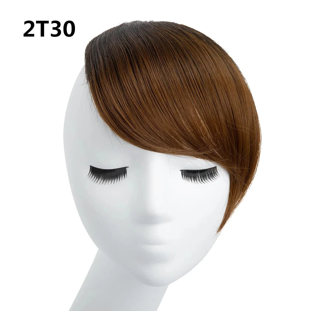 Fringe Heat Resistant Hairpiece 8'' Synthetic Hair Straight Bangs Natural Front Bangs Clip In Hair Extensions Line Full Bang