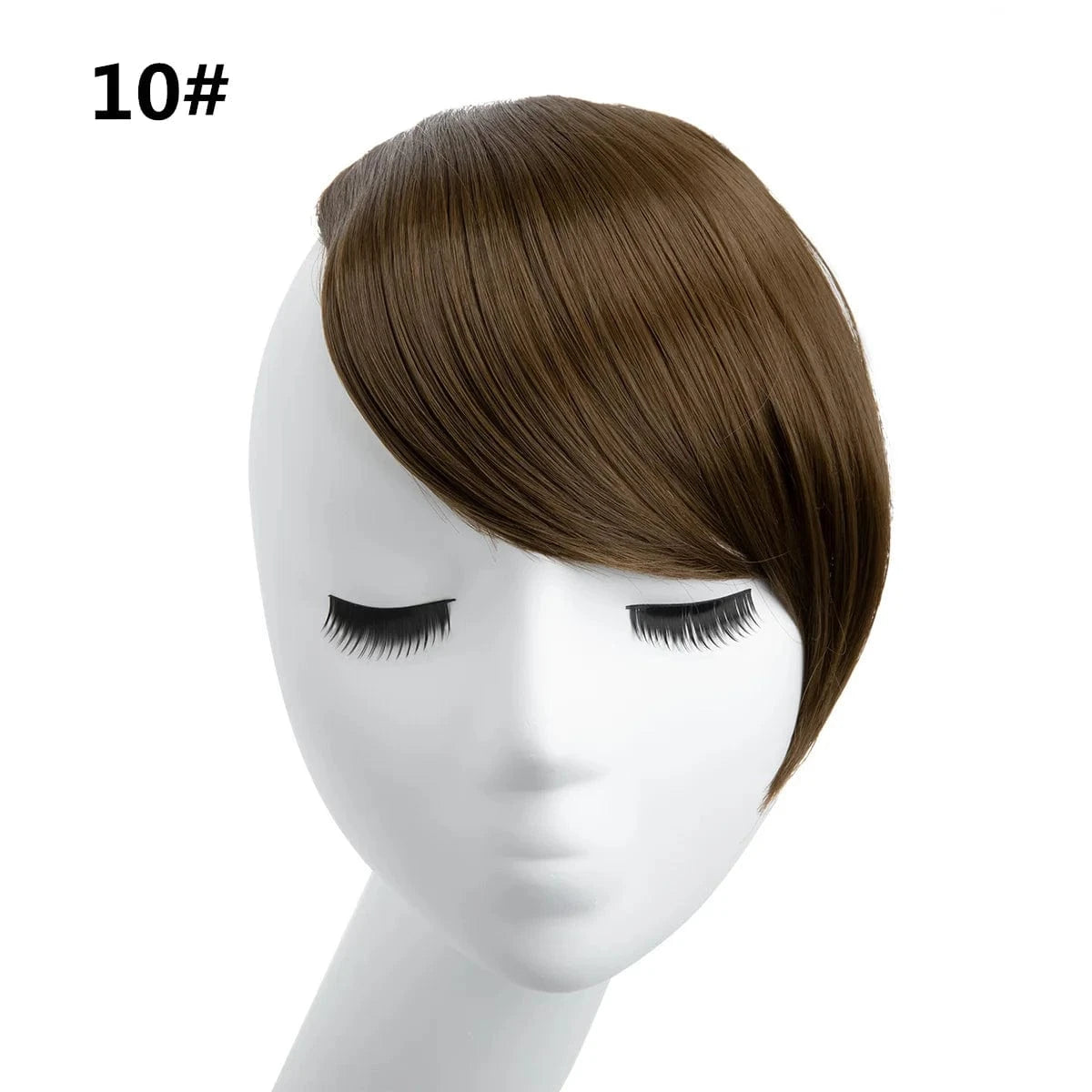 Fringe Heat Resistant Hairpiece 8'' Synthetic Hair Straight Bangs Natural Front Bangs Clip In Hair Extensions Line Full Bang