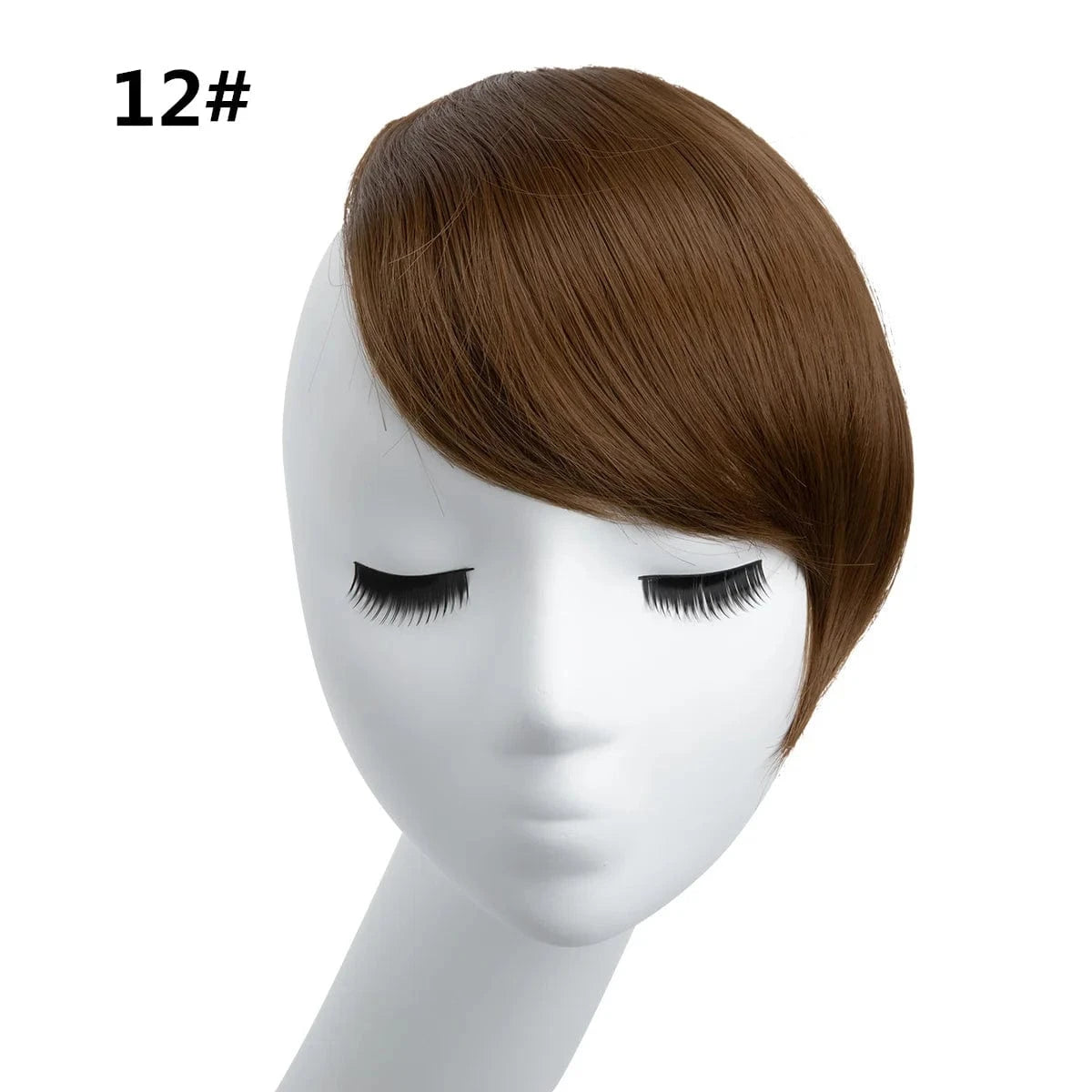 Fringe Heat Resistant Hairpiece 8'' Synthetic Hair Straight Bangs Natural Front Bangs Clip In Hair Extensions Line Full Bang