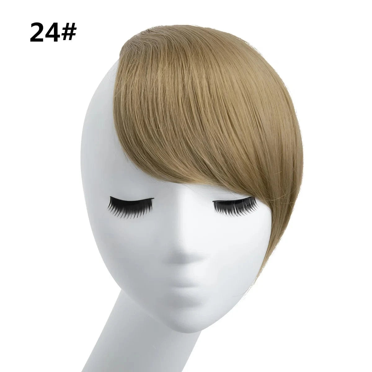 Fringe Heat Resistant Hairpiece 8'' Synthetic Hair Straight Bangs Natural Front Bangs Clip In Hair Extensions Line Full Bang