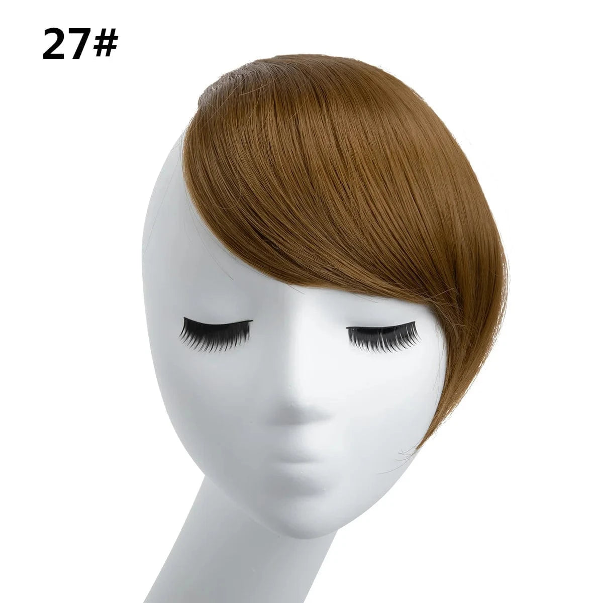 Fringe Heat Resistant Hairpiece 8'' Synthetic Hair Straight Bangs Natural Front Bangs Clip In Hair Extensions Line Full Bang