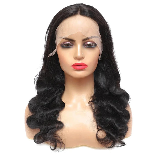 FX-HA27 Wholesales Wear and Go Lace Frontal 4x4 Body Closure Wigs Raw Curly Human Hair Wig