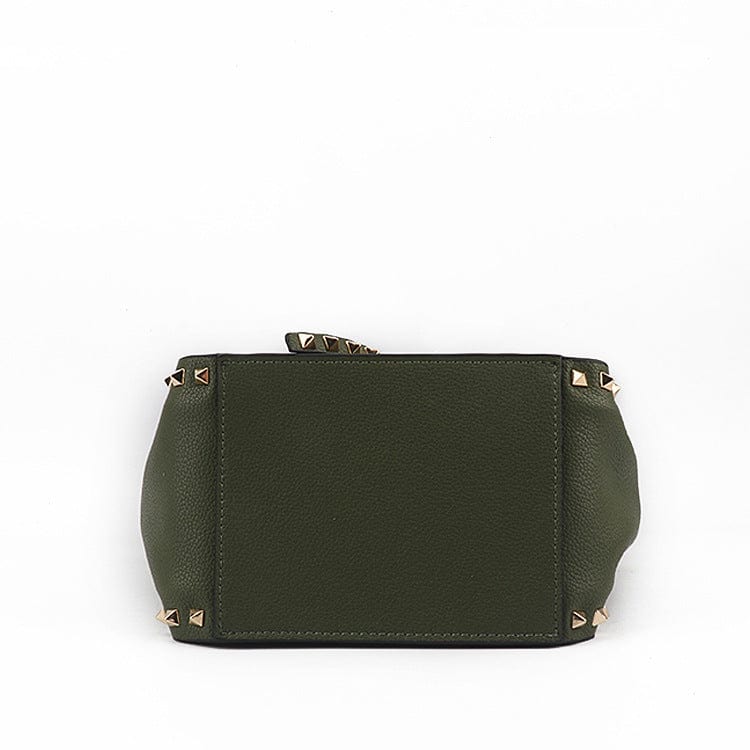 Genuine Cow Leather Shoulder Bags Fashion Rivet Style Ladies Hand Bags For Women High Quality Mini Crossbody Bag Bolsas Feminina