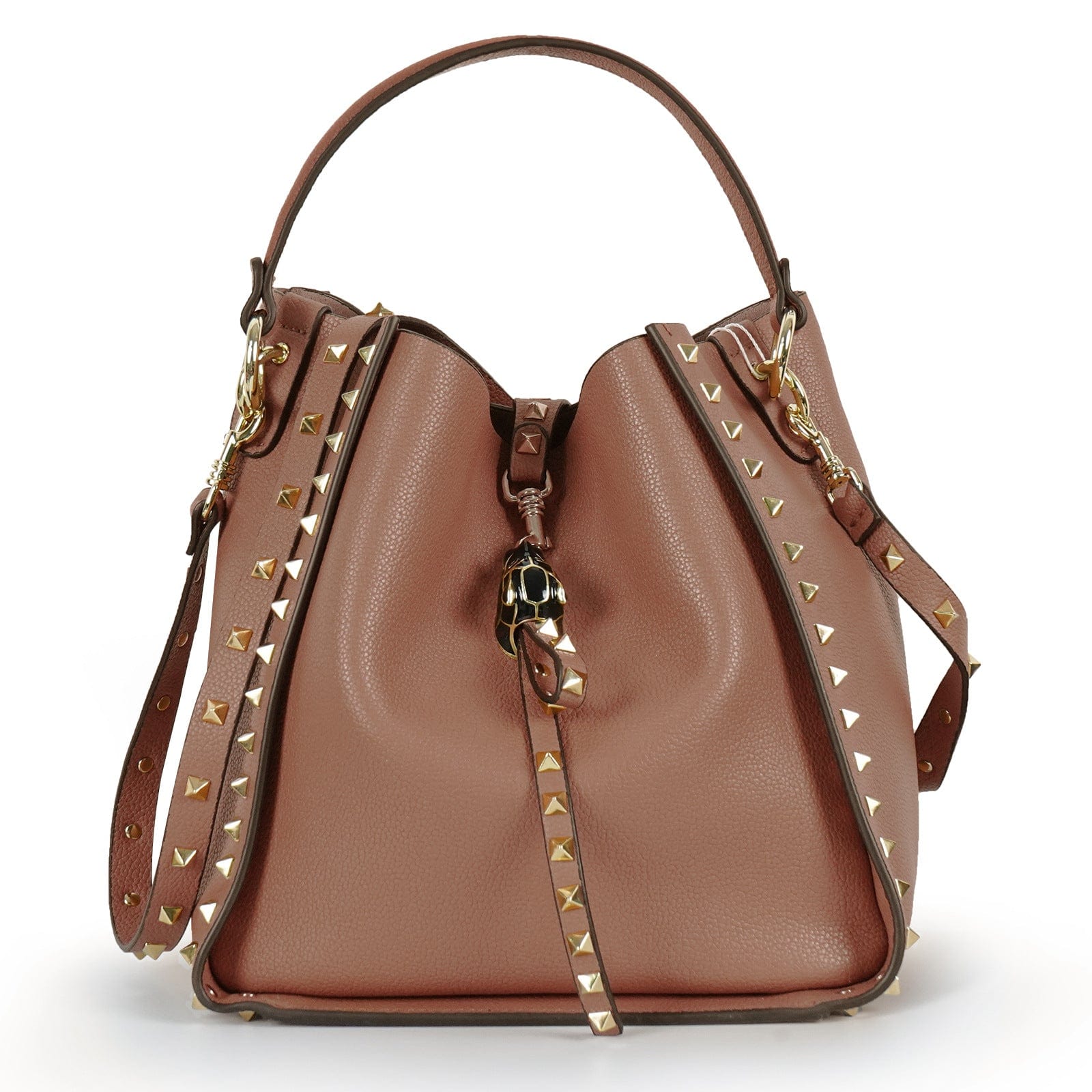 Genuine Cow Leather Shoulder Bags Fashion Rivet Style Ladies Hand Bags For Women High Quality Mini Crossbody Bag Bolsas Feminina