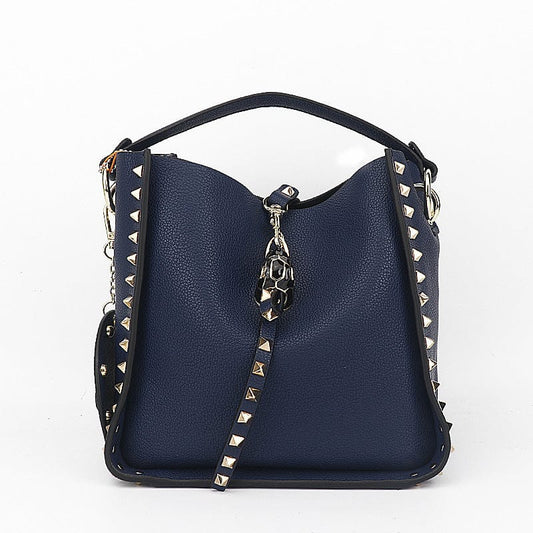 Genuine Cow Leather Shoulder Bags Fashion Rivet Style Ladies Hand Bags For Women High Quality Mini Crossbody Bag Bolsas Feminina