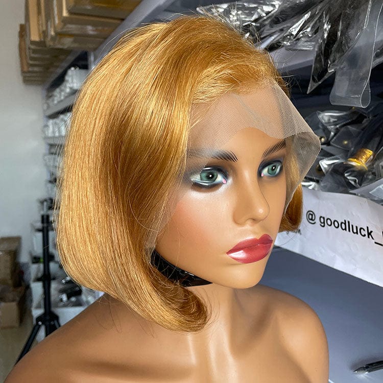 GL perruque pixie cut curls colored human hair wigs pixie cut short brazilian wig human hair curly bob short for black women