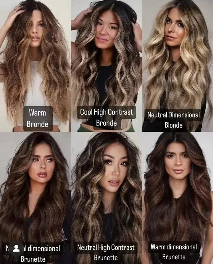 Glueless Blonde Brown Balayage Color Body Wave Virgin Remy Cuticle Aligned Human Hair HD Swiss Lace Front Wigs