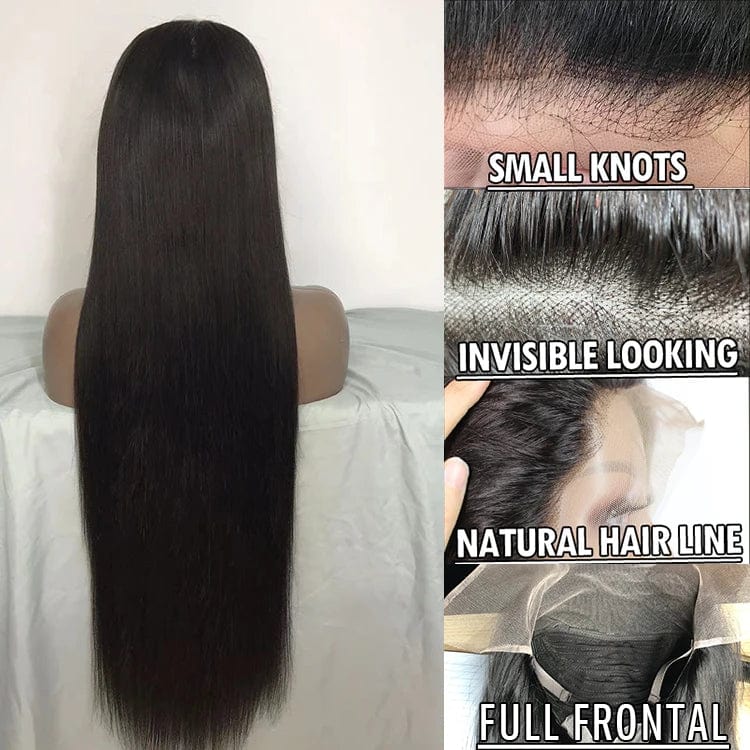Glueless Full Hd Lace Wig Swiss Hd Lace Front virgin natural straight brazilian virgin s Glueless Full Hd Lace Wig