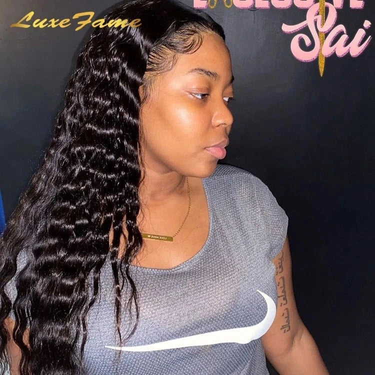 Glueless HD Transparent Lace Frontal Wigs Raw Indian Human Hair Lace Wigs Virgin Cuticle Aligned Body Wave Full Lace Front Wig