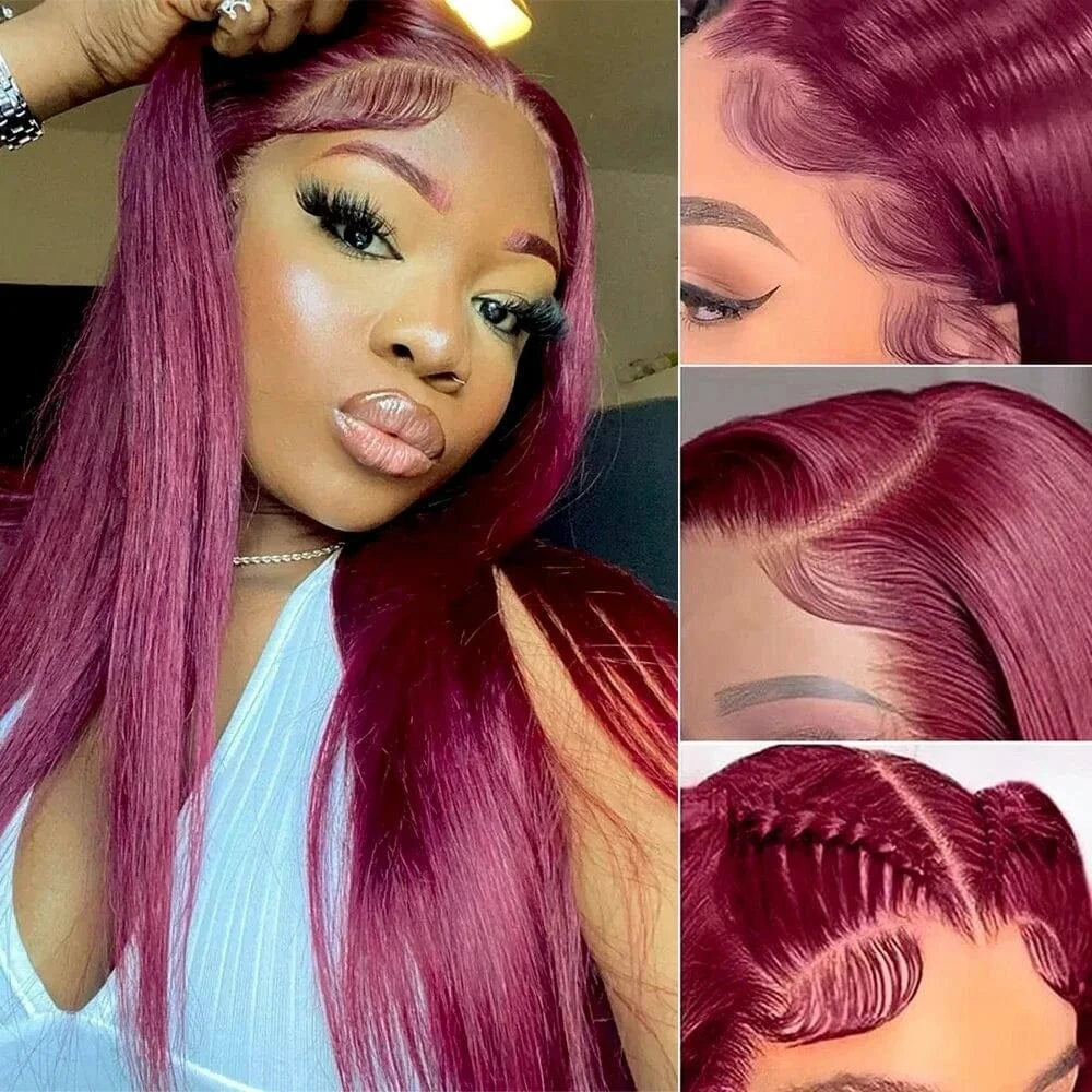 Glueless Super Double Draw SDD Bone Straight 100% Vietnam Human Hair Wig Raw Virgin Transparent Full Lace Frontal Wigs for Women
