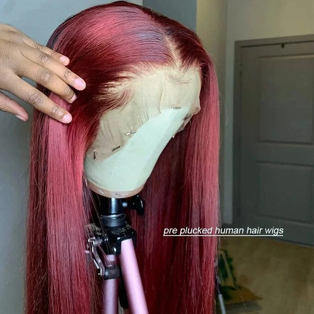 Glueless Super Double Draw SDD Bone Straight 100% Vietnam Human Hair Wig Raw Virgin Transparent Full Lace Frontal Wigs for Women