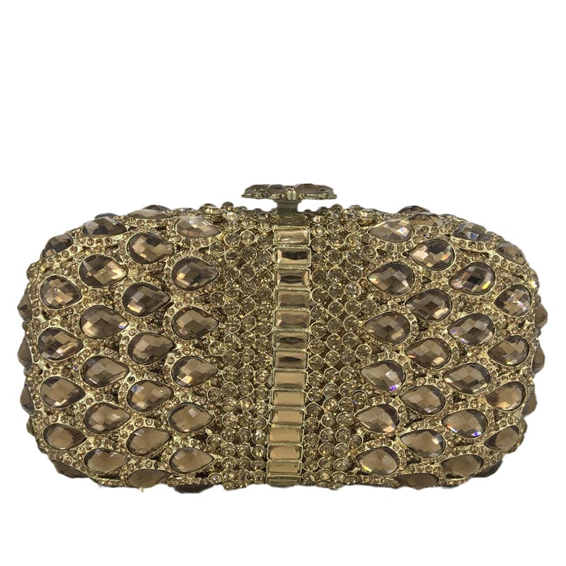Gold Elegant Silver Women Shinny Crystal Evening Clutch Bags Luxury Wedding Party Minaudiere Handbags and Purses For Woman