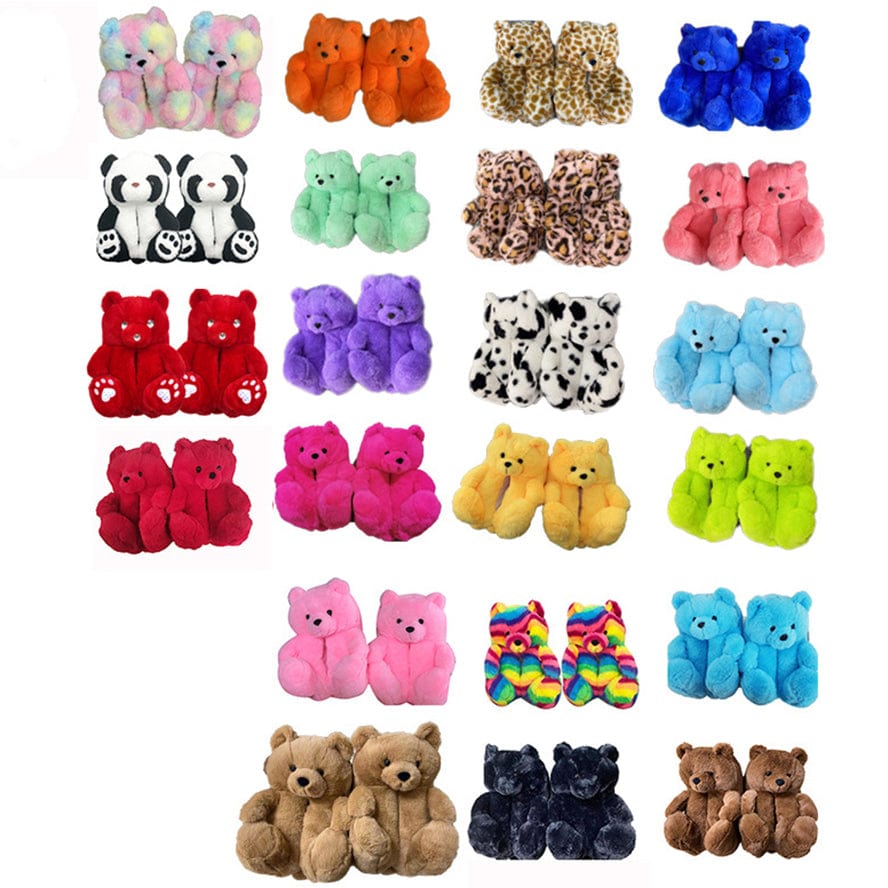 Good Girls Bunny Stuffed Ladies Plush Teddy Bear Slippers With Best Quality