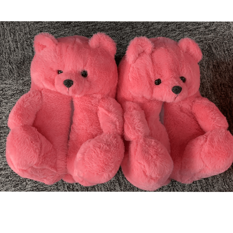 Good Girls Bunny Stuffed Ladies Plush Teddy Bear Slippers With Best Quality