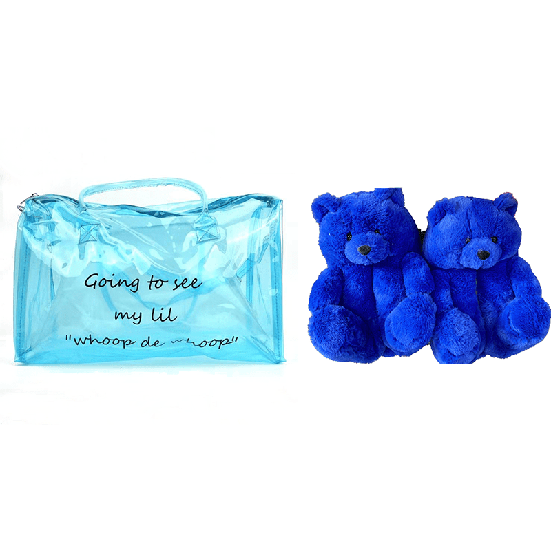 Good Girls Bunny Stuffed Ladies Plush Teddy Bear Slippers With Best Quality