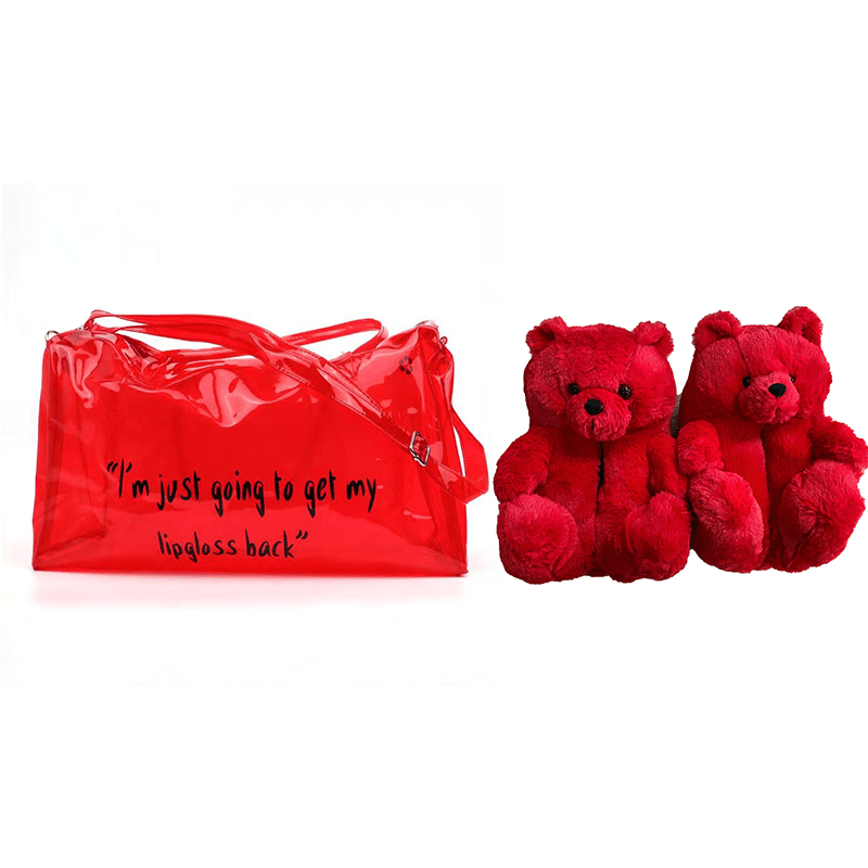 Good Girls Bunny Stuffed Ladies Plush Teddy Bear Slippers With Best Quality