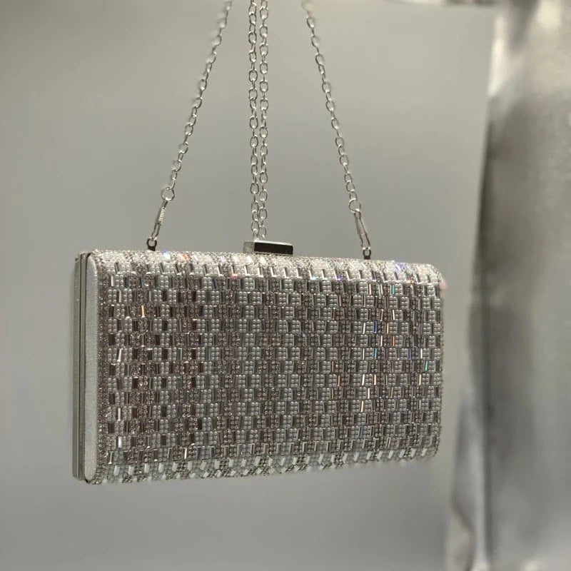 good quality bling diamond evening clutch purse 2023 clutch bags wholesale beaded luxury ladies clutch