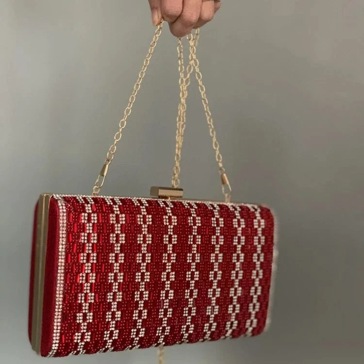 good quality bling diamond evening clutch purse 2023 clutch bags wholesale beaded luxury ladies clutch