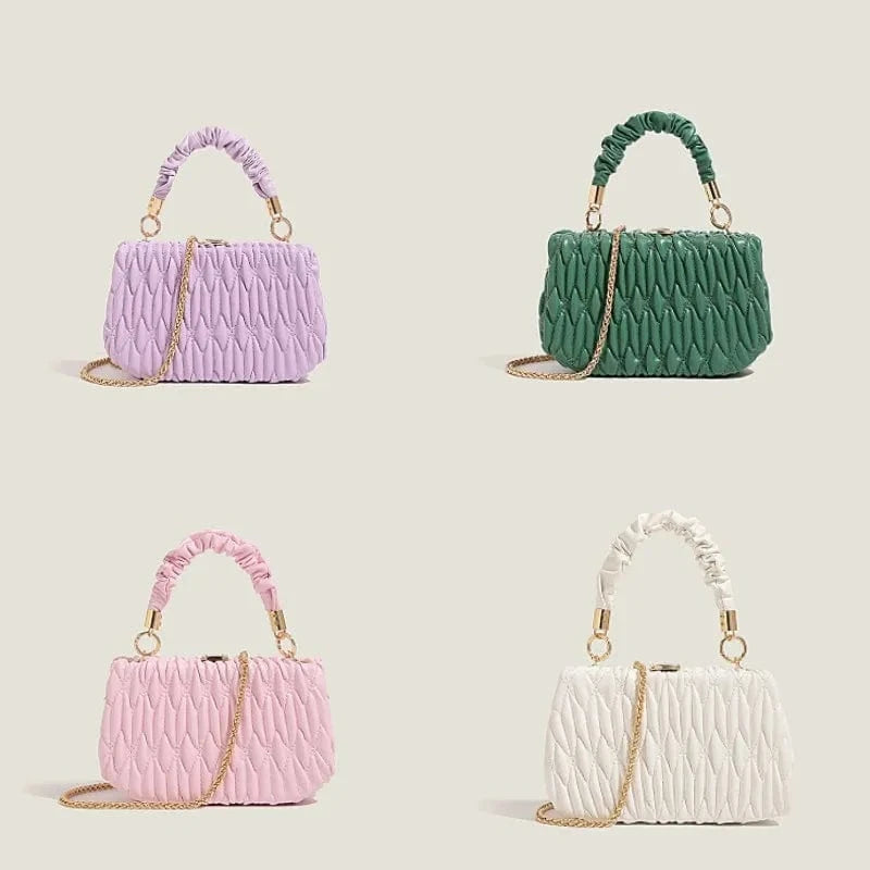 good quality fall 2023 women handbags sling bags unique custom shape pink color leather handbag