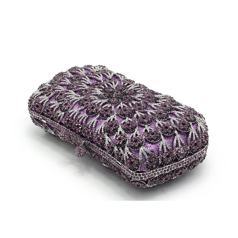 Good Quality Wedding Bridal Luxury Evening Clutch Bag Ladies Handmade Dinner Crystal Evening Bag Rhinestone Purse For Woman