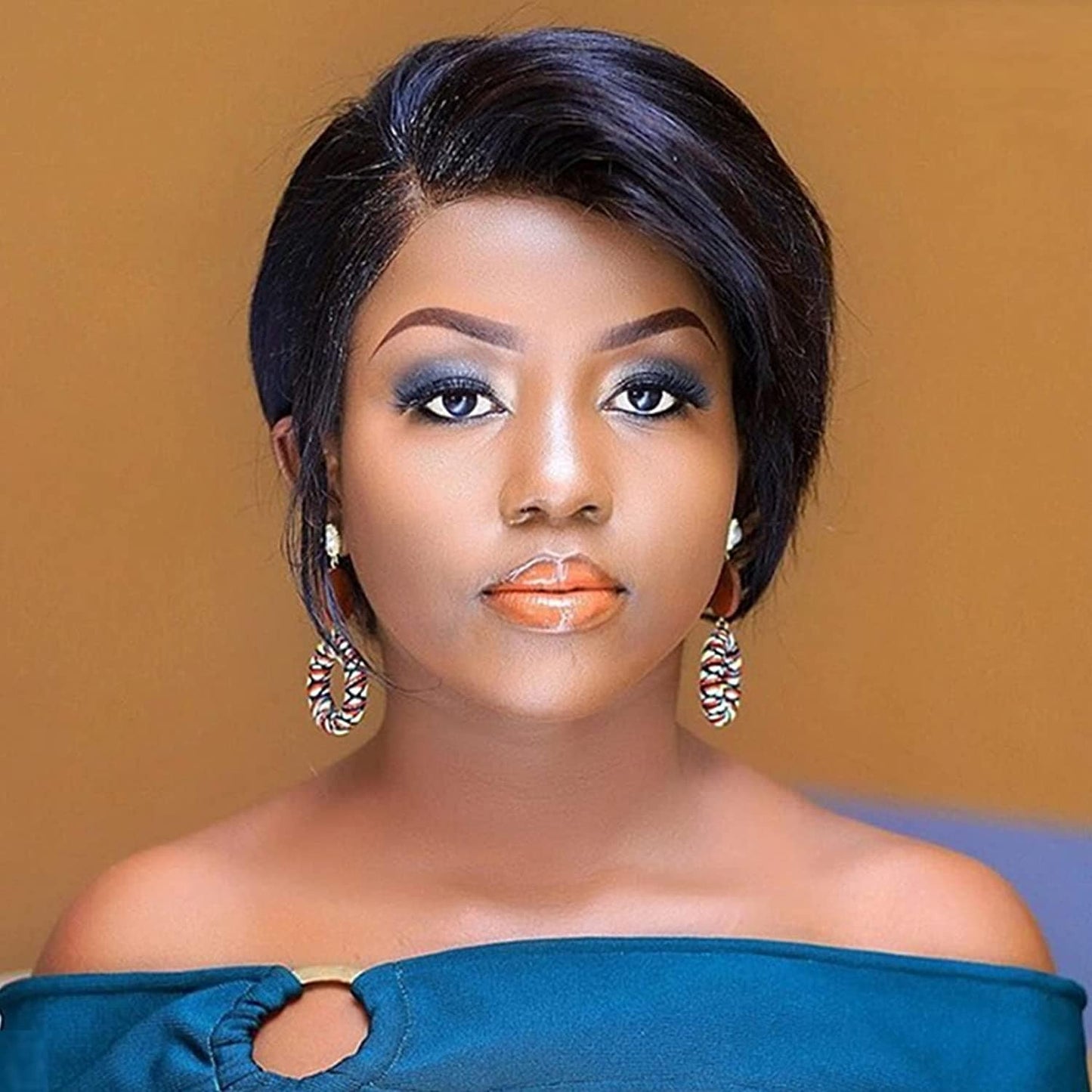 Goodluck Summer Hot Sale Short Pixie Cut Transparent Lace Wig Human Hair Cheap Short Pixie Wigs For Black Women Perruque Naturel