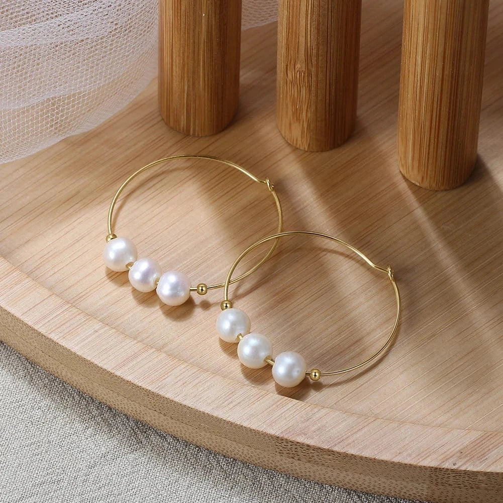 GPE52 Gold fashion jewelry 925 silver earrings jewelry 18K gold plated sterling silver hoop earrings for women