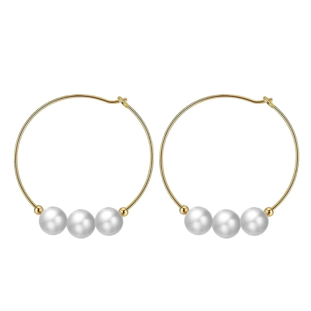 GPE52 Gold fashion jewelry 925 silver earrings jewelry 18K gold plated sterling silver hoop earrings for women
