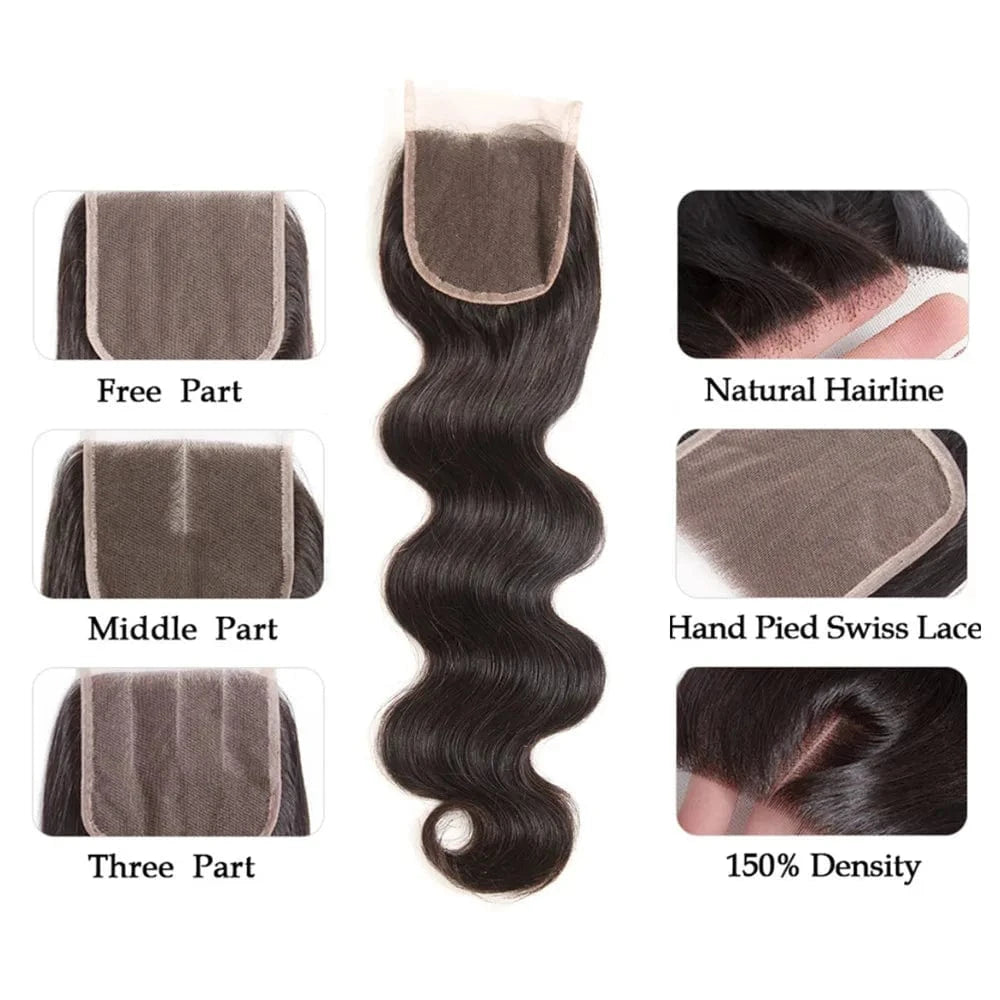 Grade 8A Mink Brazilian Virgin Hair Body Wave Wholesale Brazilian Body Wave virgin Brazilian hair Bundles With Closure