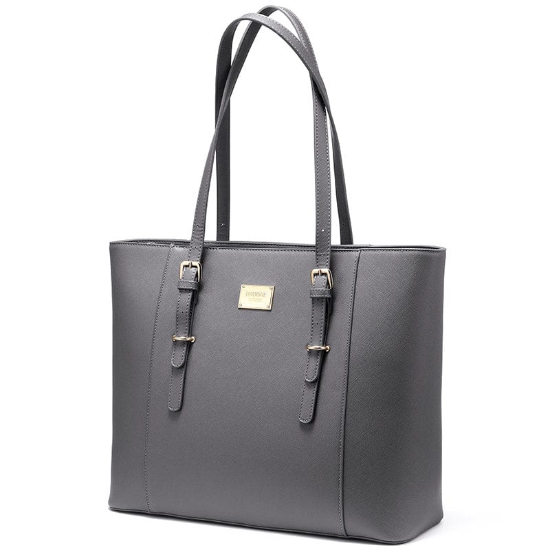 Gray Lovevook handbag Amazon high quality  women handbags dropshipping large ladies office tote shoulder bags 15.6 women laptop bags