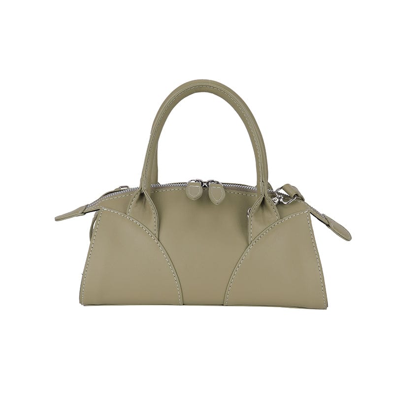 green 2023 Custom Logo Fashion Bags Female Patchwork Leather Handbags for Women Luxury Wholesale Vendor