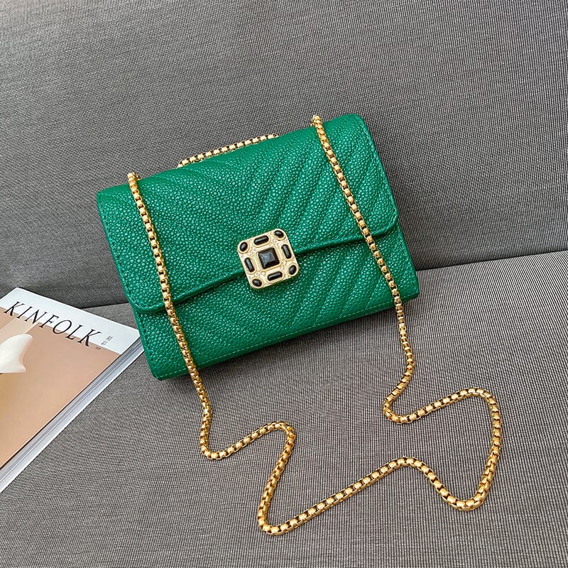 green Classic Black PU bags women handbags Ladies Crossbody Women Shoulder Leather Quilted purses Bag handbags
