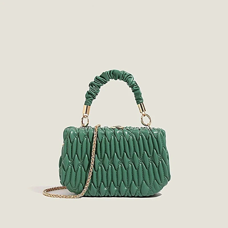 green good quality fall 2023 women handbags sling bags unique custom shape pink color leather handbag