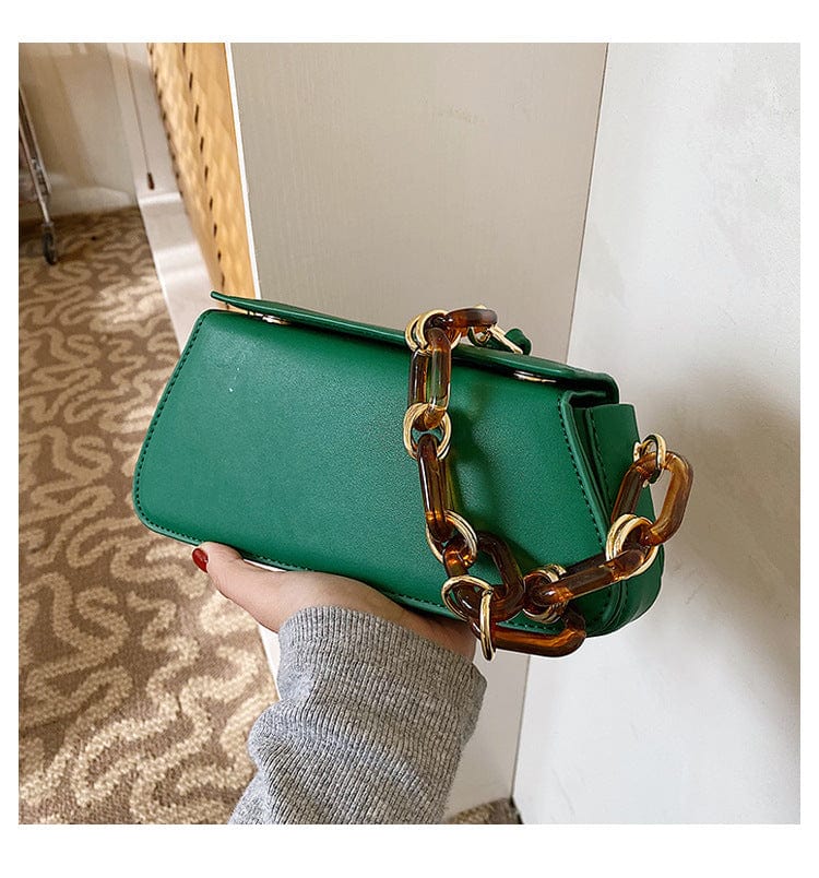 green New Fashion Klein Blue One Shoulder Underarm Mobile Phone French bag New Bag Women's Fashion Bag