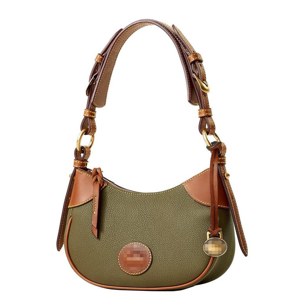 green New Particle Pebble Pattern Contrast Color Hand-Held One-Shoulder Messenger Cross-Border Women's Bag