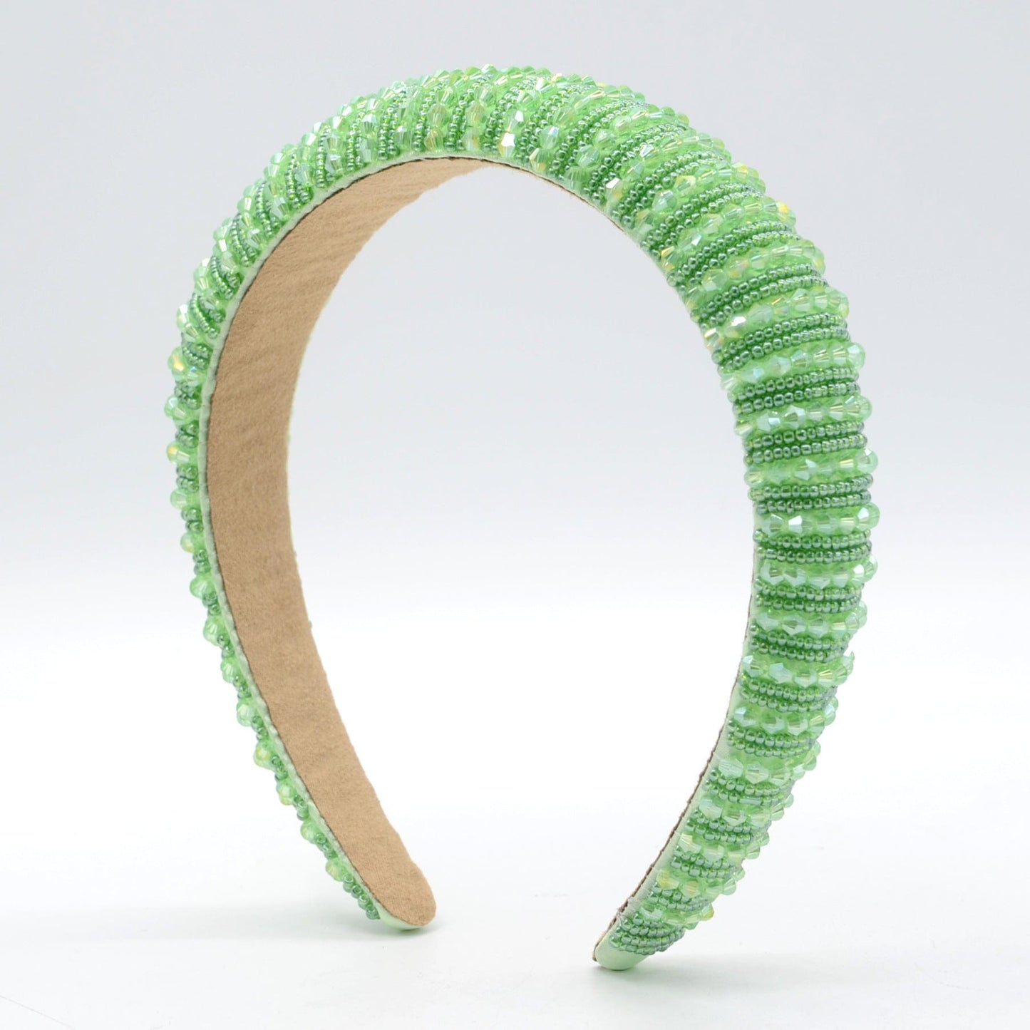 Green rhinestone headband women new accessory design fashion headbands for lady beauty hair clasp designer headbands wholesale