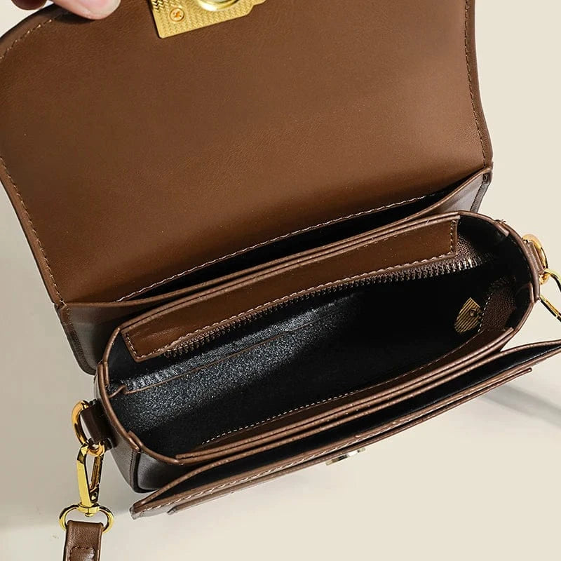 Guangzhou factory stock lots handbag pu leather black crossbody bag custom classy handbags for ladies casual