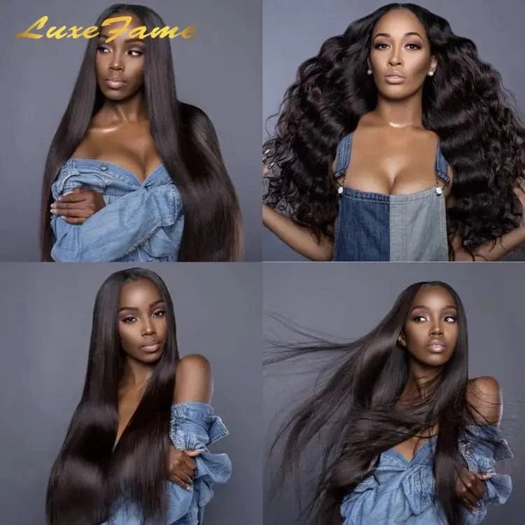 Guangzhou Hair Factory Luxefame 13A Excellent Quality Indian Hair Top Quality Raw Hair Weave